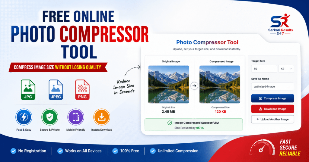 Free Photo Compressor Tool Online