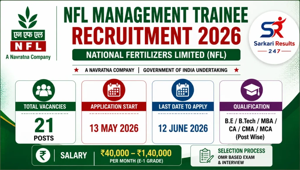 NFL Management Trainee Recruitment 2026