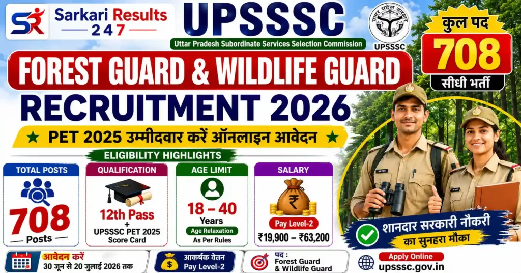 UP Forest Guard Recruitment 2026